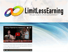 Tablet Screenshot of limitlessearning.com